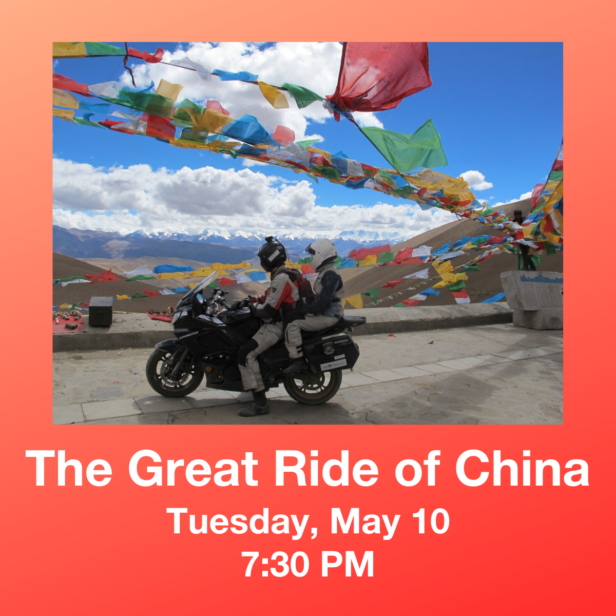 The Great Ride of China web square – Congregation Agudas Achim